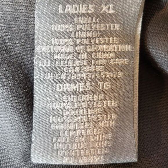 Plus Size Women's Free Country Yellow & Gray Fleece Jacket - Picture 10 of 11